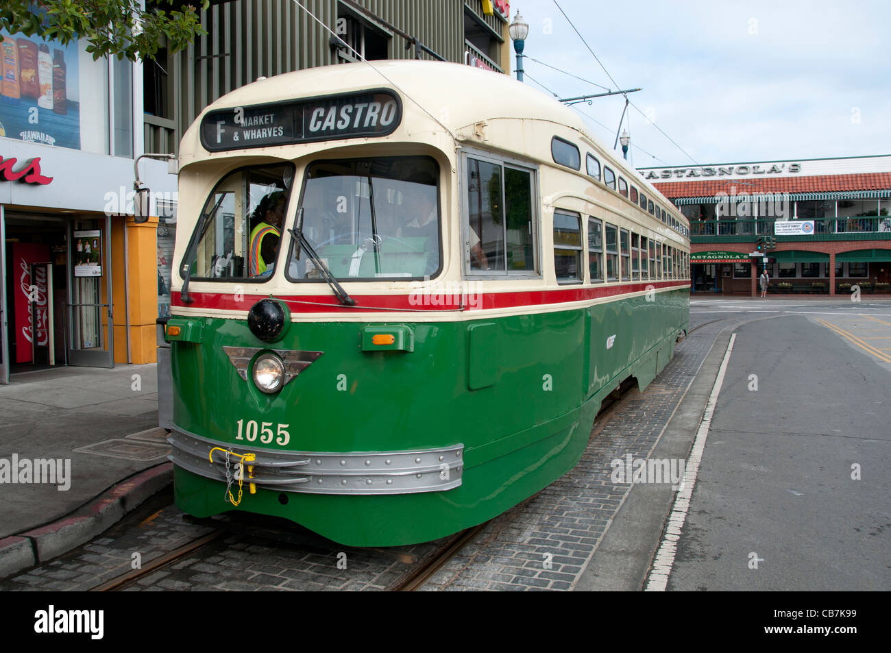 Mini Tranvía Reensamblado Vintage Tranvía Calle Mini Tranvía Reensamblado Vintage Tranvía Calle