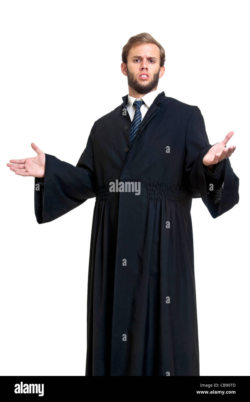 Robe d 'avocat toga abogado corte vestido magistrado, abogado, gente,  percha, negro png