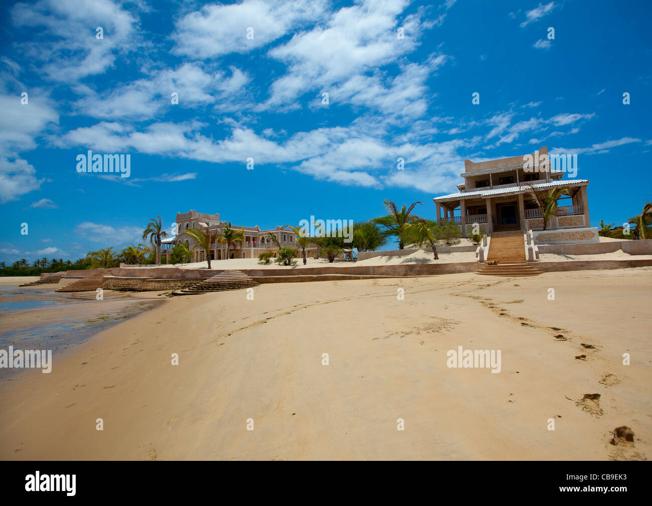 Delajoux casa cerca de playa de lujo en lugar de destino de viaje Foto de stock