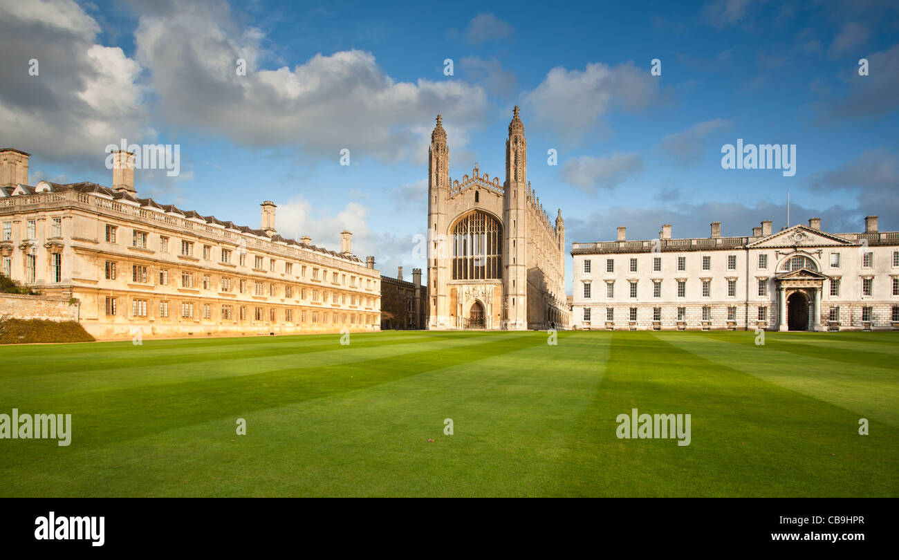 El Kings College de la Universidad de Cambridge Foto de stock