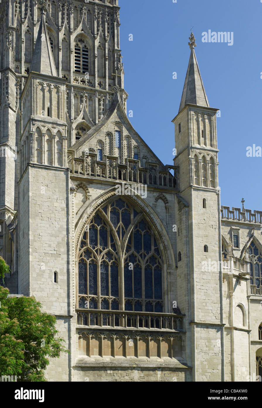 Catedral de Gloucester, crucero sur Foto de stock