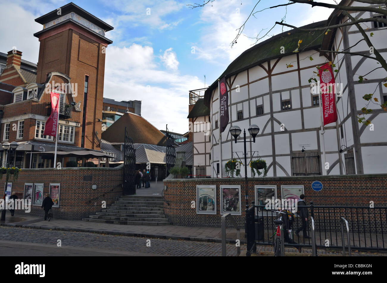 Londres: Shakespeare's Globe Theatre Foto de stock