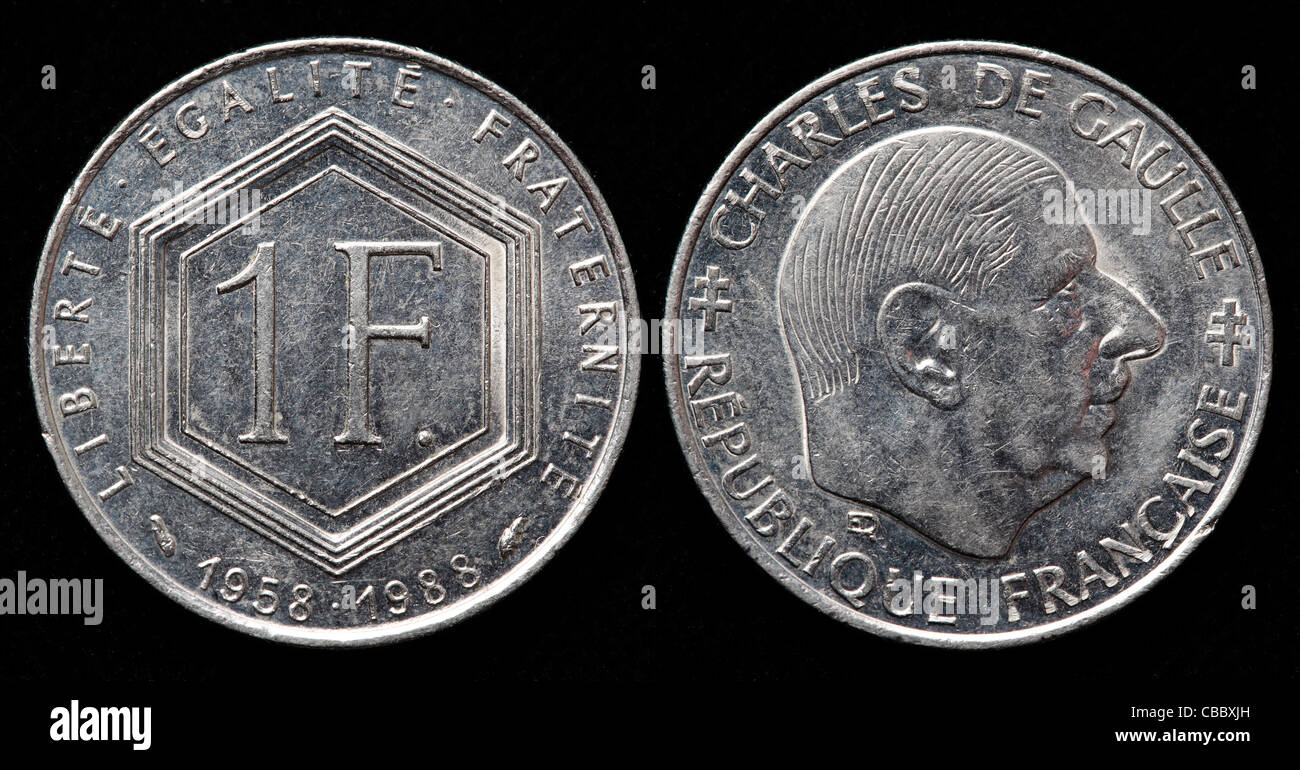 Moneda de un franco fotografías e imágenes de alta resolución Alamy