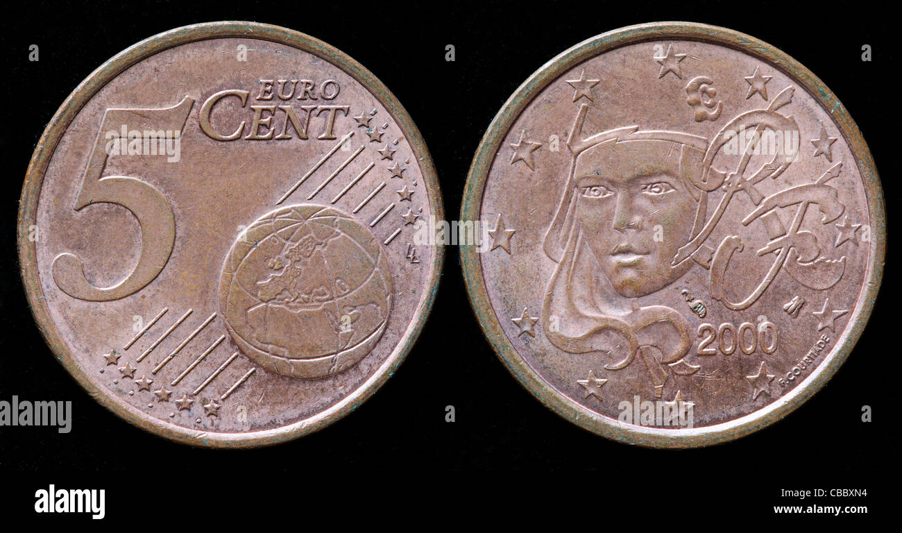  Francés 3 Monedas 1 ~ 2 ~ 5 Céntimos Euro Conjunto de rollo  original sin embalar amantes de la moneda : Productos de Oficina