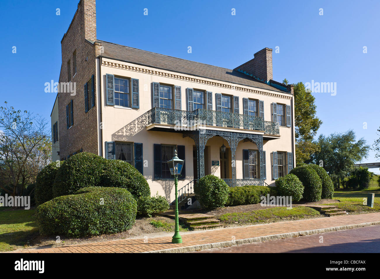 Casas Históricas en Mobile Alabama Foto de stock