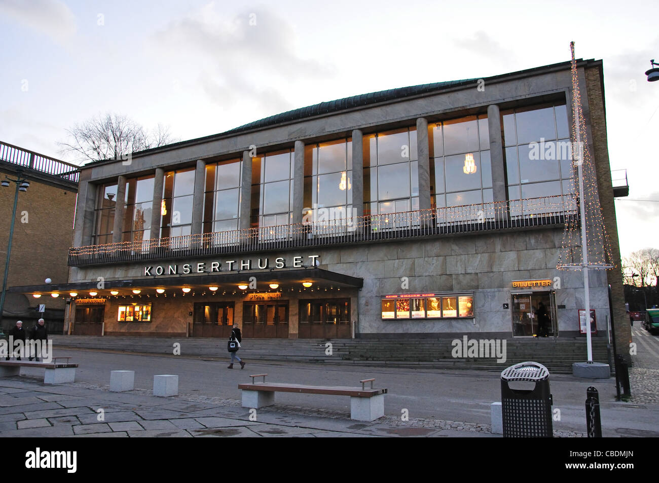 Sala de Conciertos de Gotemburgo, Götaplatsen, Gotemburgo, Västergötland y la provincia de Bohuslän, Reino de Suecia Foto de stock