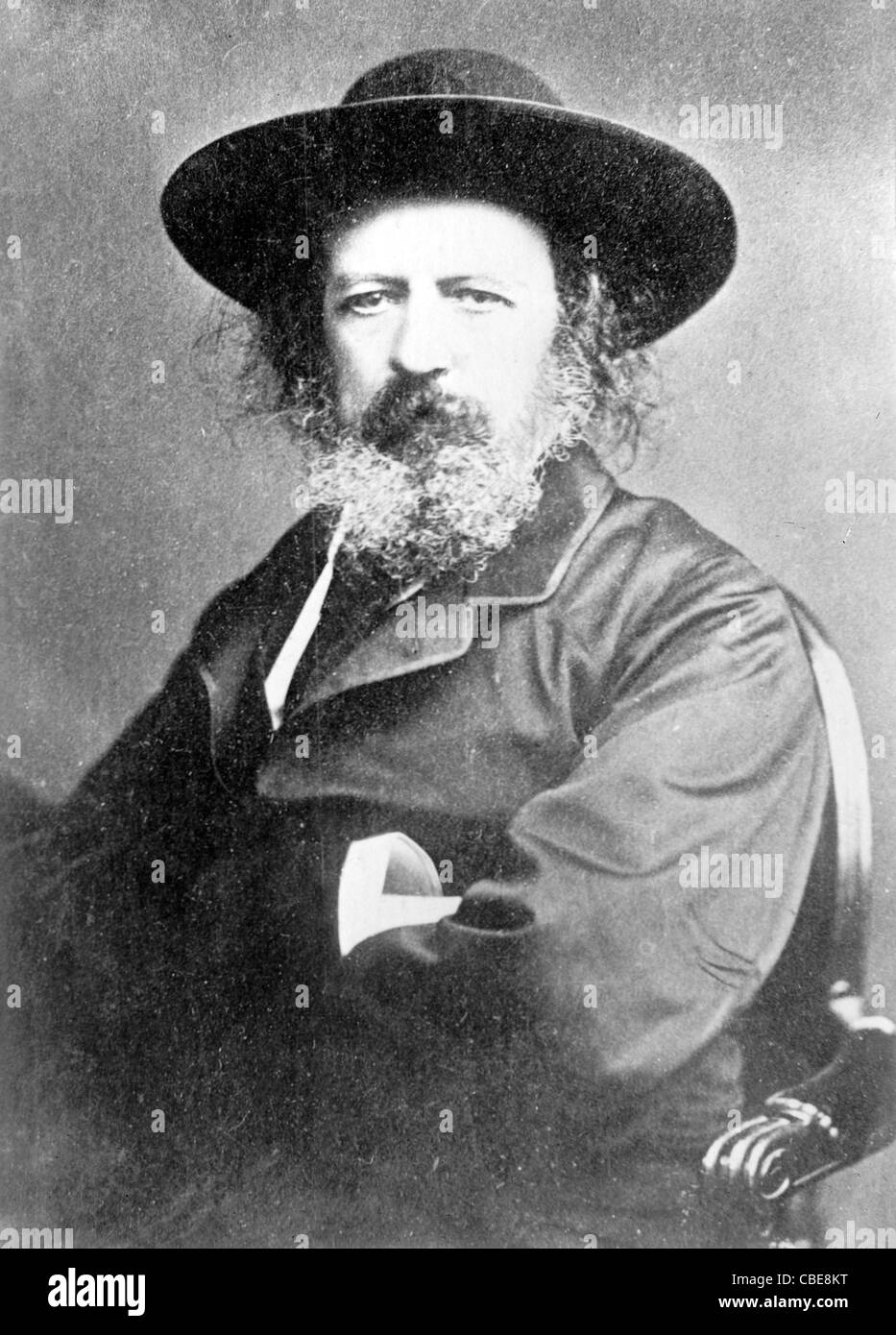 Alfred Lord Tennyson Foto de stock