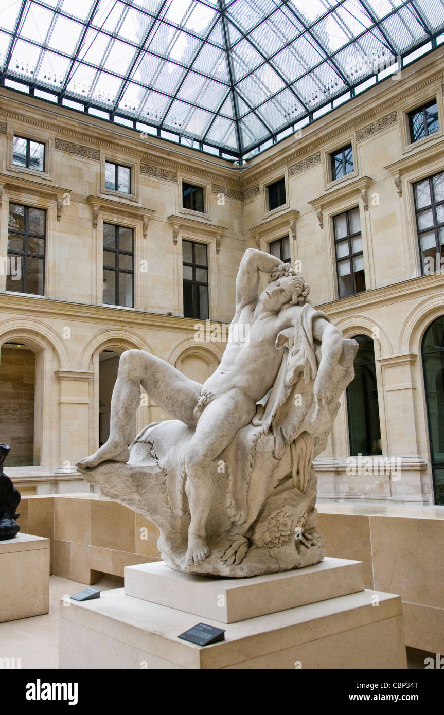 Museo del Louvre París Francia Foto de stock
