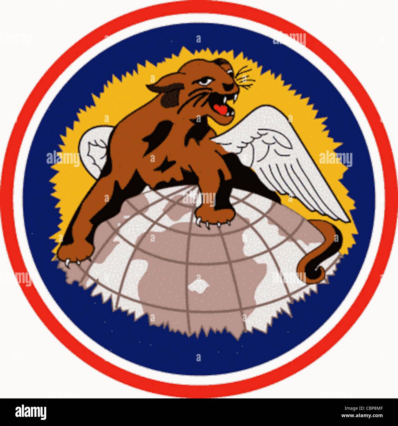 100º Fighter Squadron patch imágenes prediseñadas Foto de stock