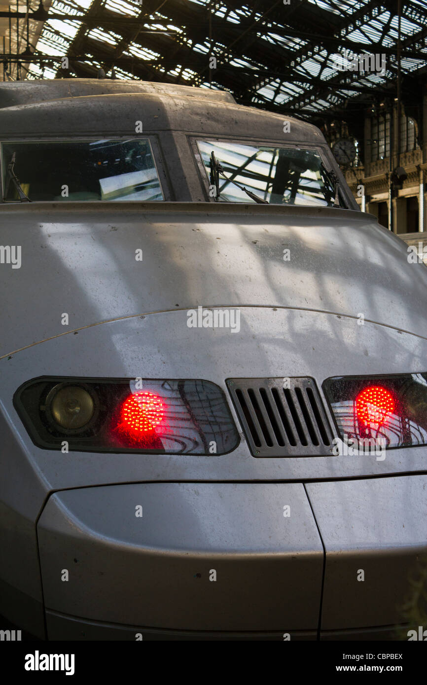 SNCF TGV Sud-Est (, Gare de Lyon, París, Francia Foto de stock