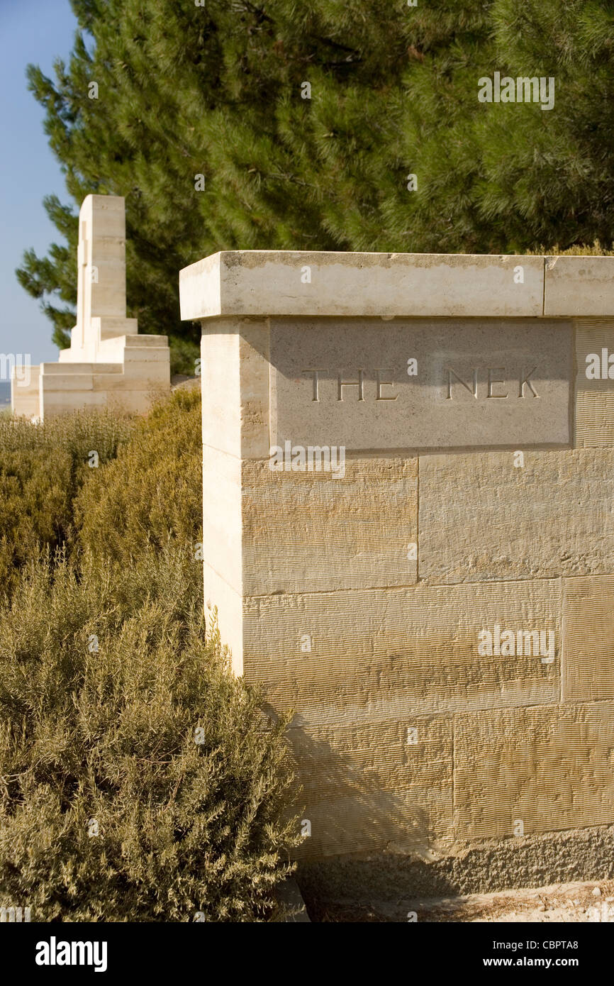 El Nek ela Comisión de tumbas de guerra cementerio en el Anzac área de  Gallipoli, Turquía Fotografía de stock - Alamy