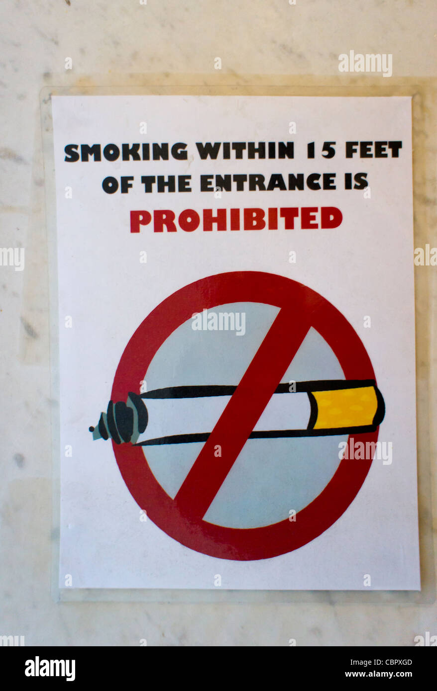 Rotulación de prohibido fumar – ICI