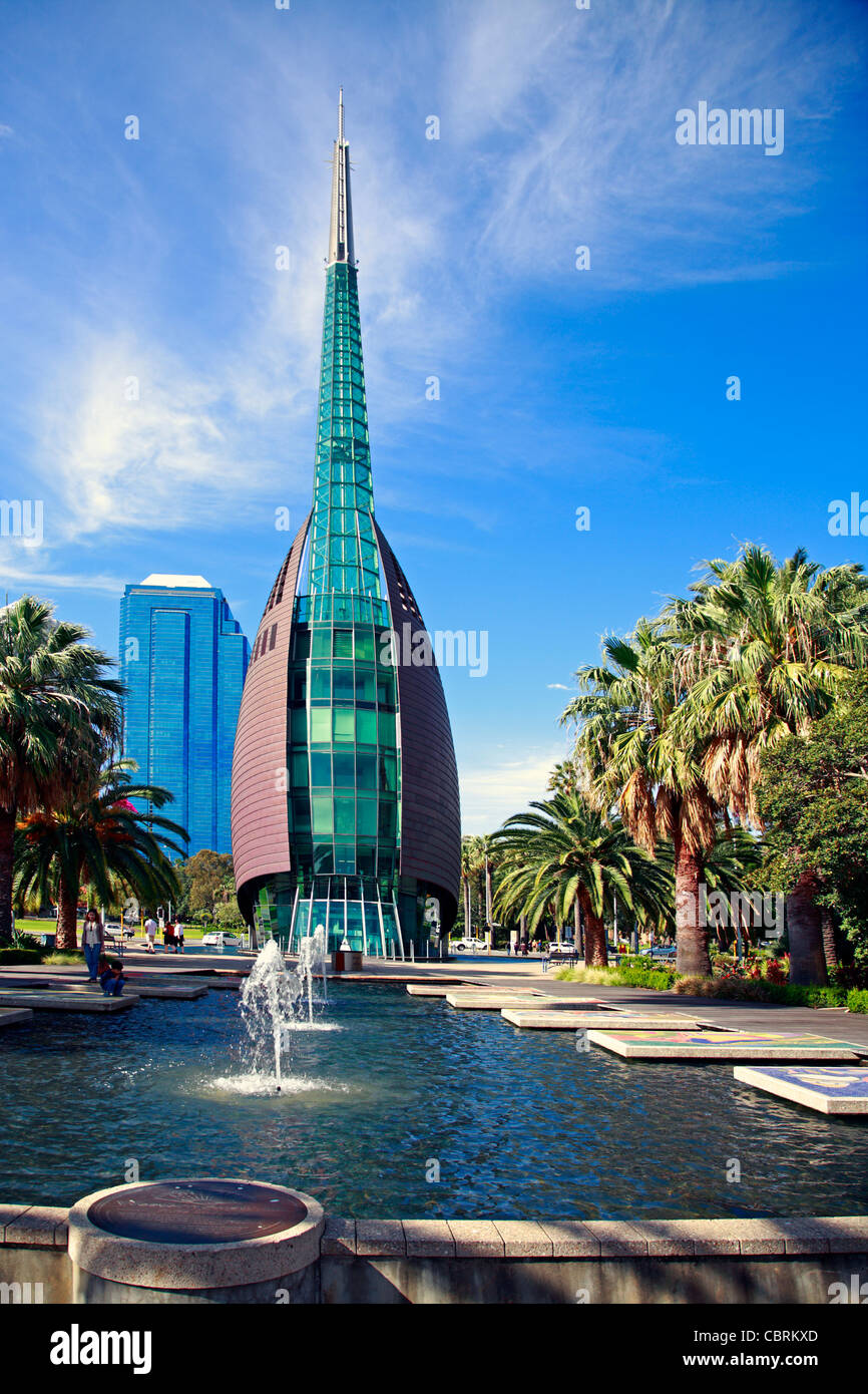 Las campanas de la explanada de la ciudad de Perth Perth Australia Occidental WA Foto de stock