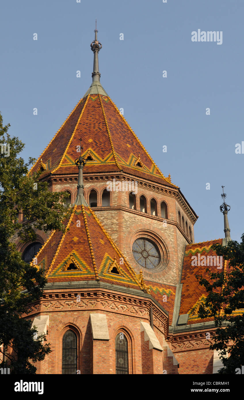 Iglesia calvinista en el distrito de Buda, en Budapest, Hungría Foto de stock
