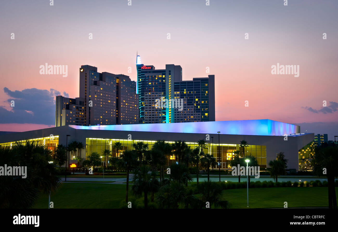 Peabody Hotel and Convention Center, en Orlando, Florida, EE.UU. Foto de stock