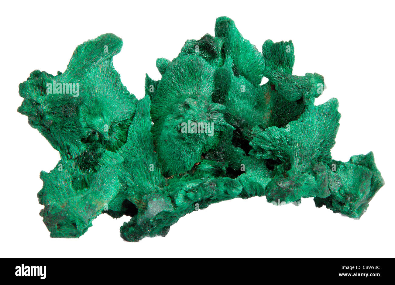 Mineral de Malaquita Foto de stock