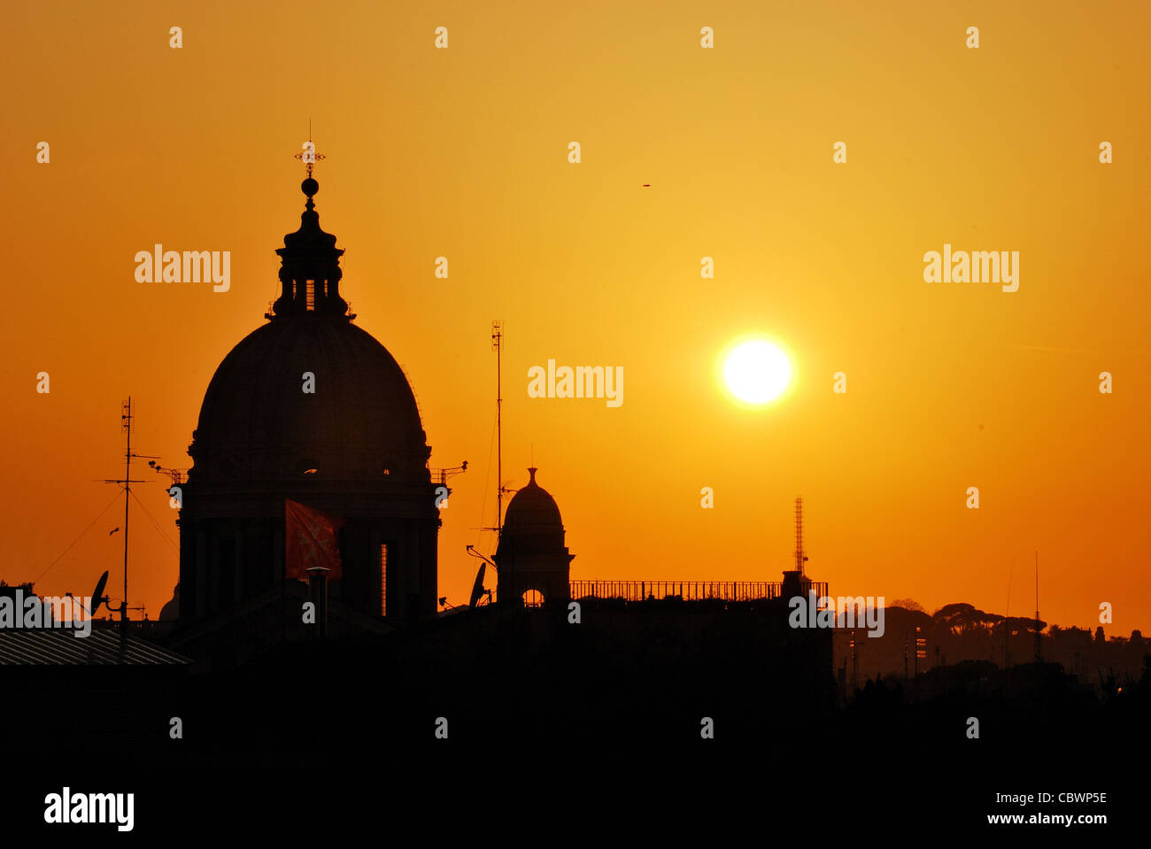 Santi Ambrogio e Carlo al Corso Roma Italia italie Foto de stock