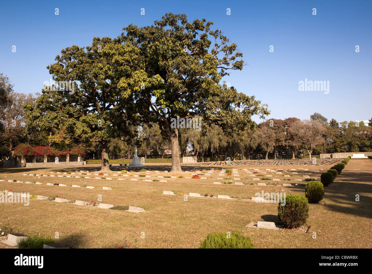 Imphal, Manipur, India, ela Comisión de tumbas de guerra WW2 cementerio Foto de stock