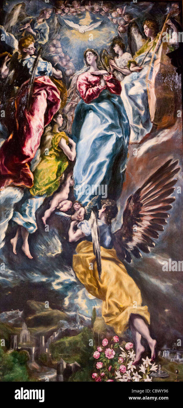 La pintura de EL GRECO en TOLEDO MUSEO DE SANTA CRUZ Fotografía de stock -  Alamy
