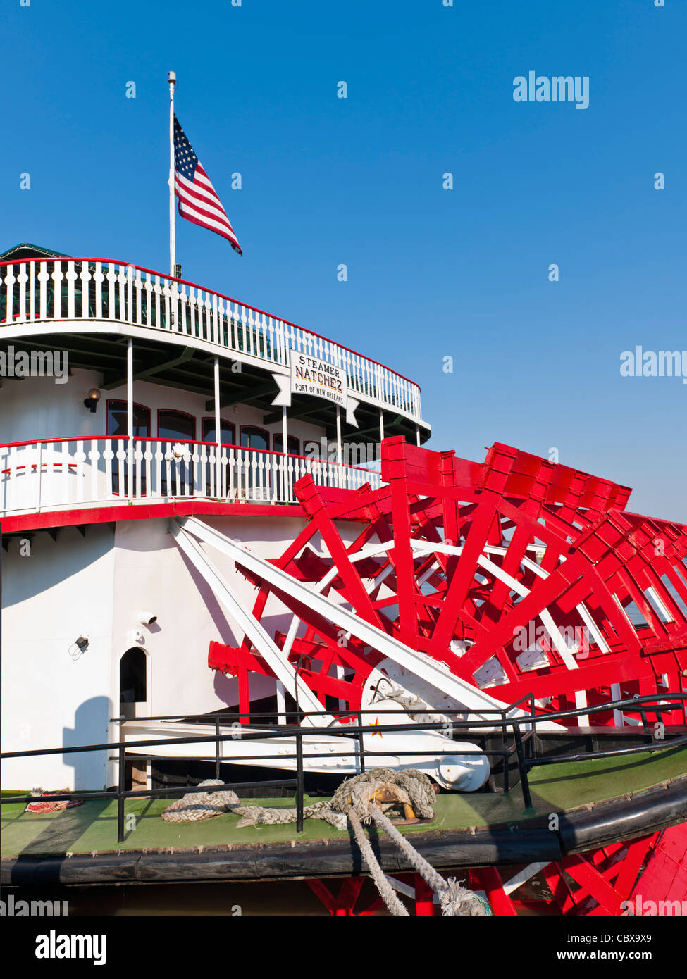 IX Natchez Steamboat cruise, Nueva Orleans Foto de stock