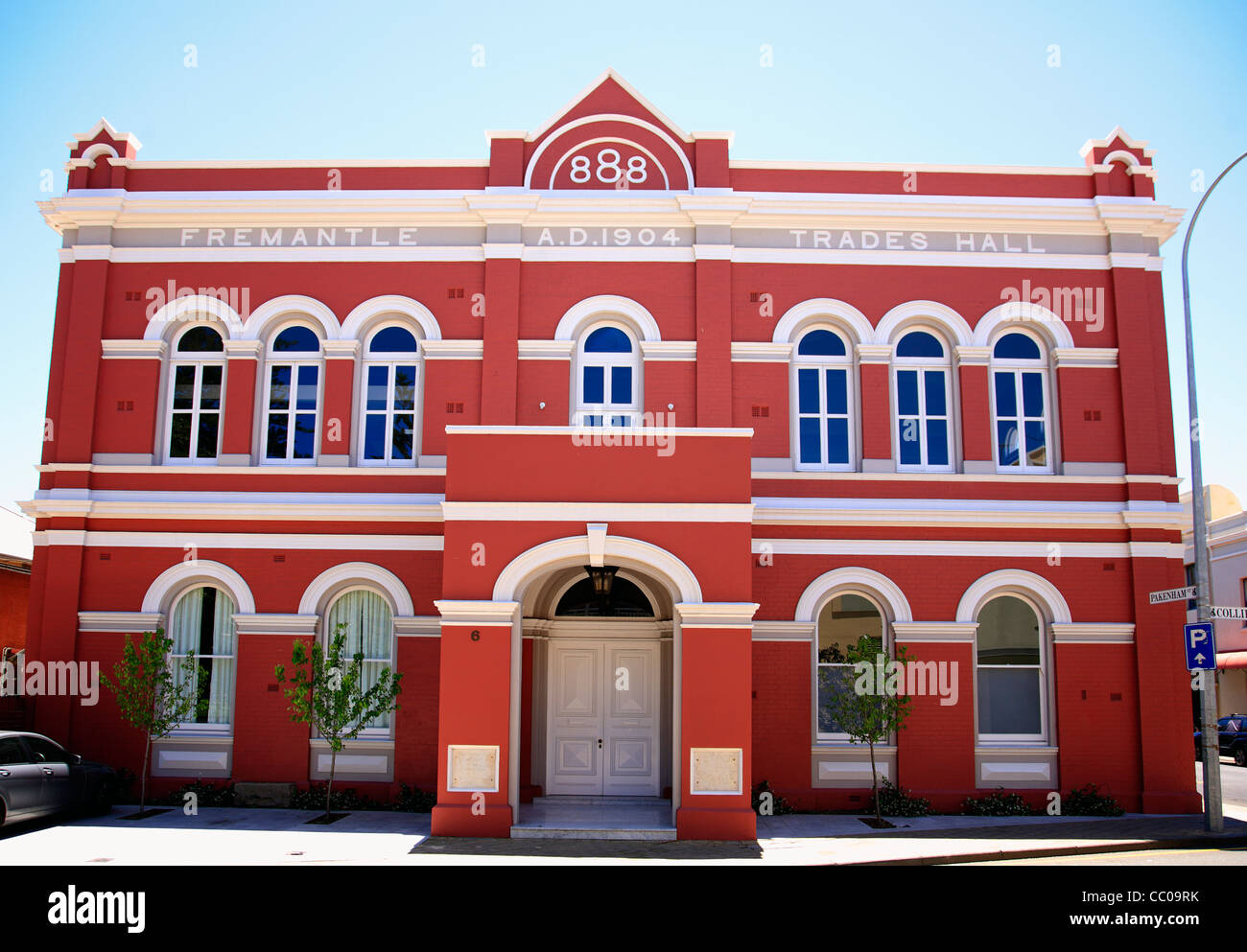 Fremantle Trades Hall 1888 WA Perth Australia Occidental Foto de stock