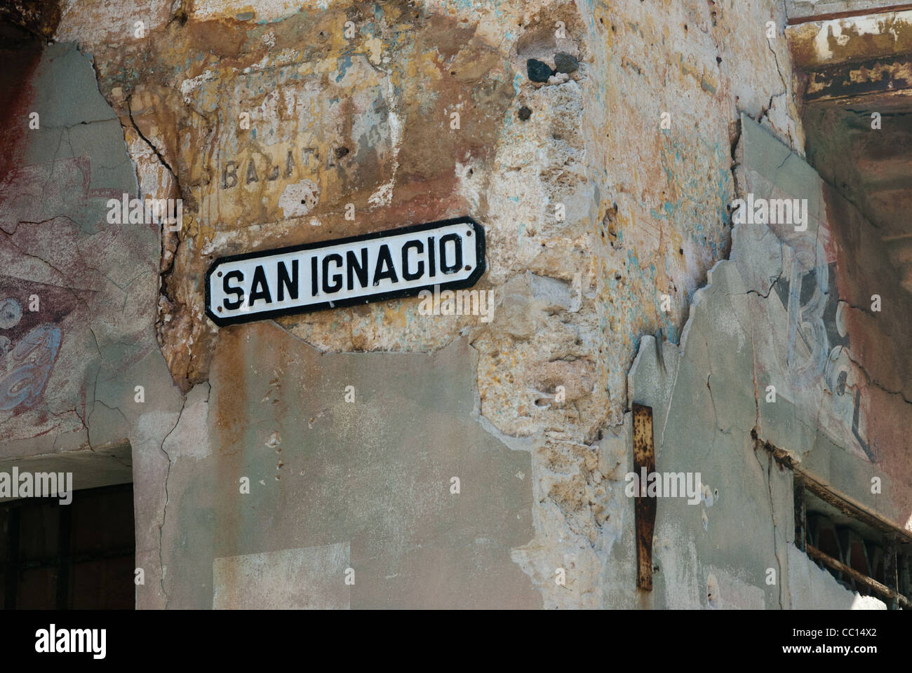 San Ignacio, calle signo, La Habana, Cuba Foto de stock