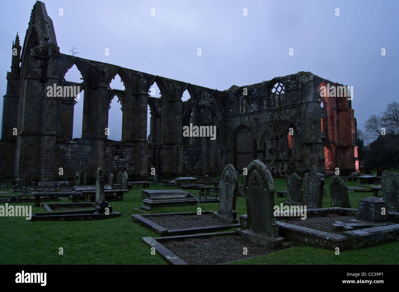 Bolton Abbey en los valles de Yorkshire Foto de stock