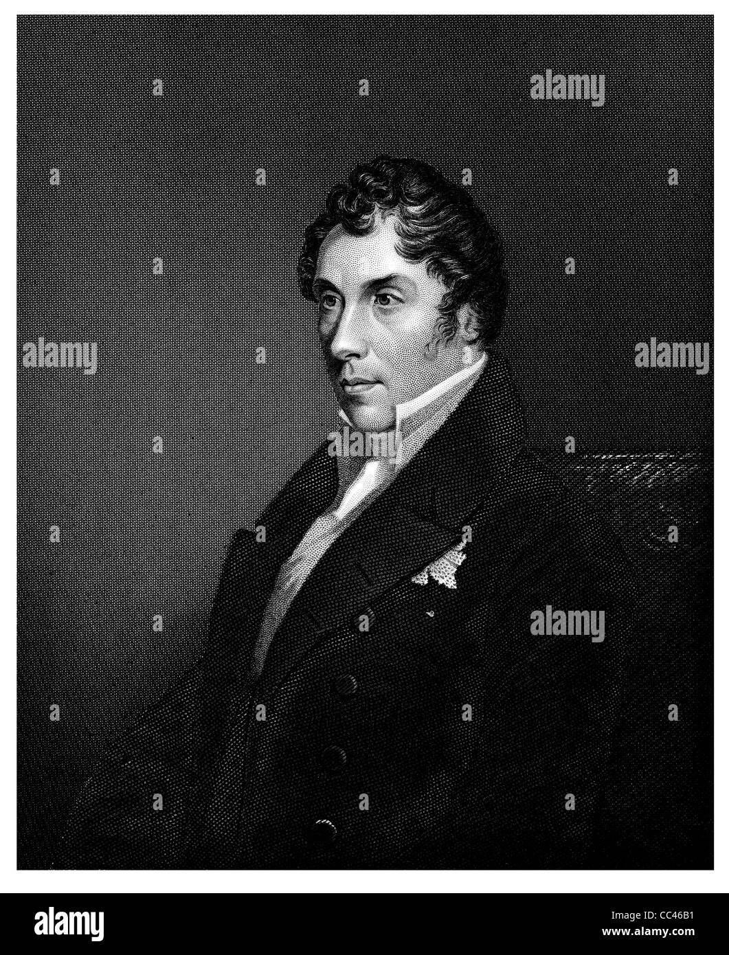 George Hamilton Gordon 4to Earl de Aberdeen 1784 1860 Señor Haddo político escocés terrateniente conservador Tory Peelite Foto de stock