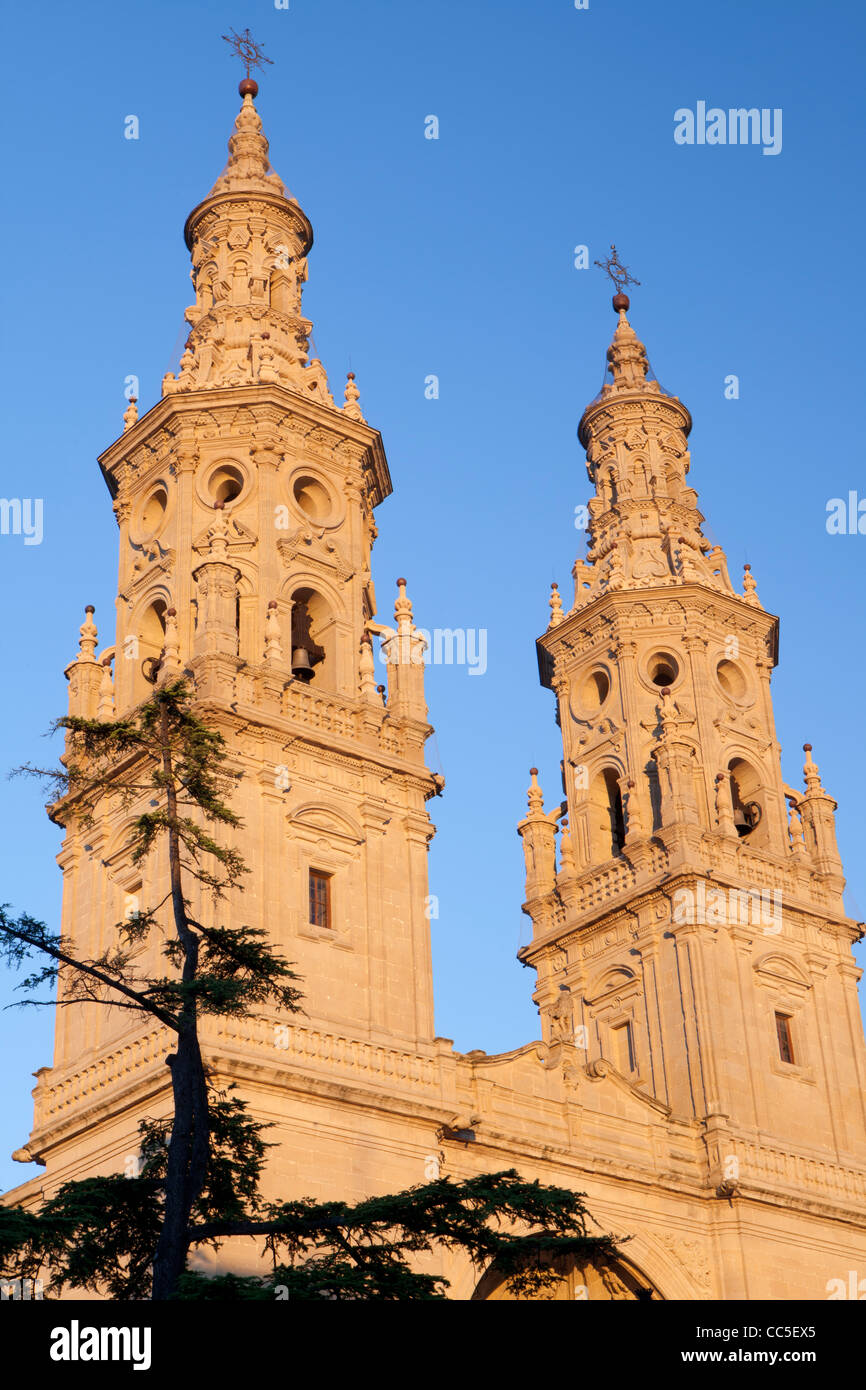 Concatedral de La Redonda, Logroño, La Rioja, España Foto de stock