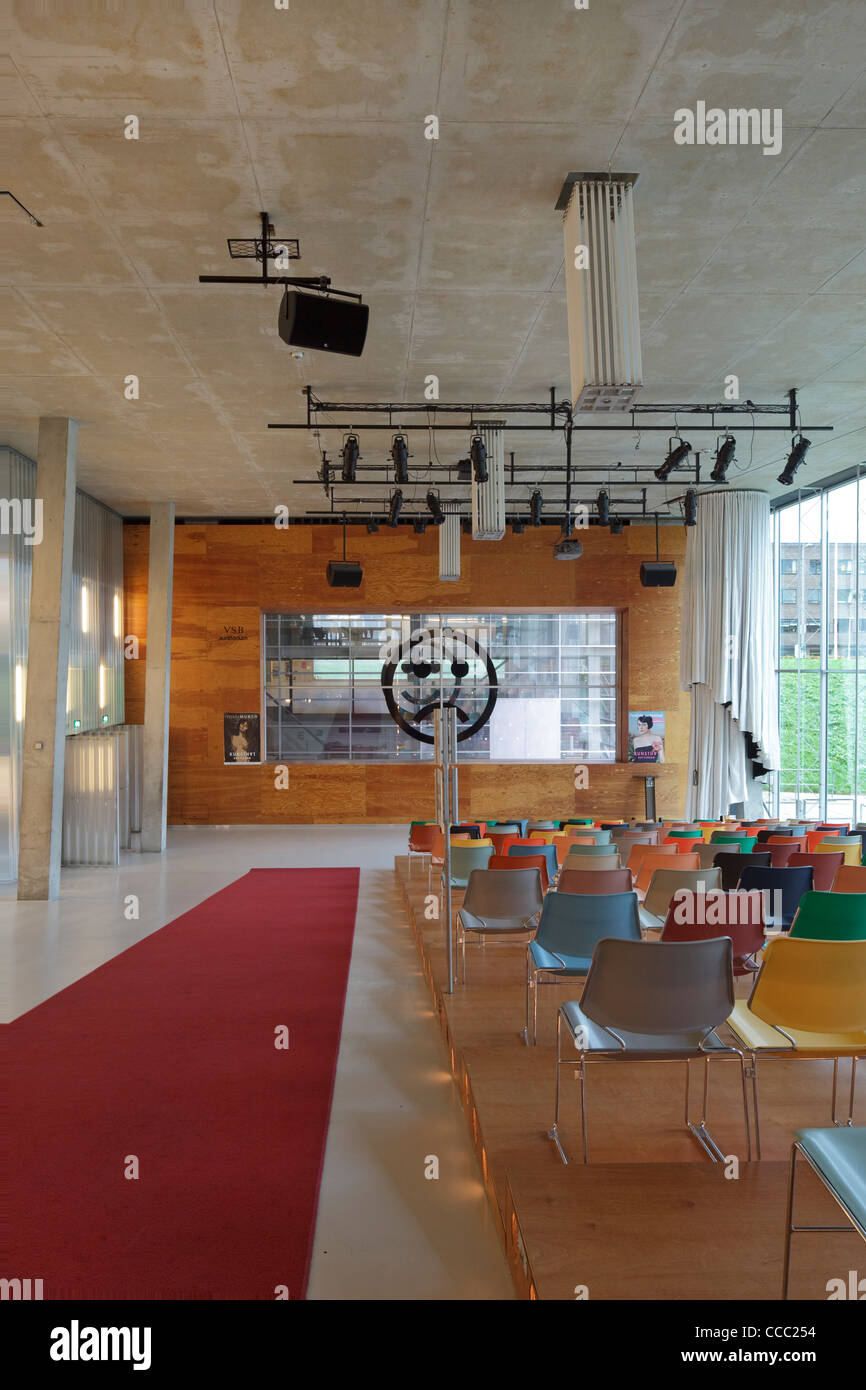 Kunsthal, oma / Rem Koolhaas, Rotterdam, Países Bajos, 1992, Auditorio