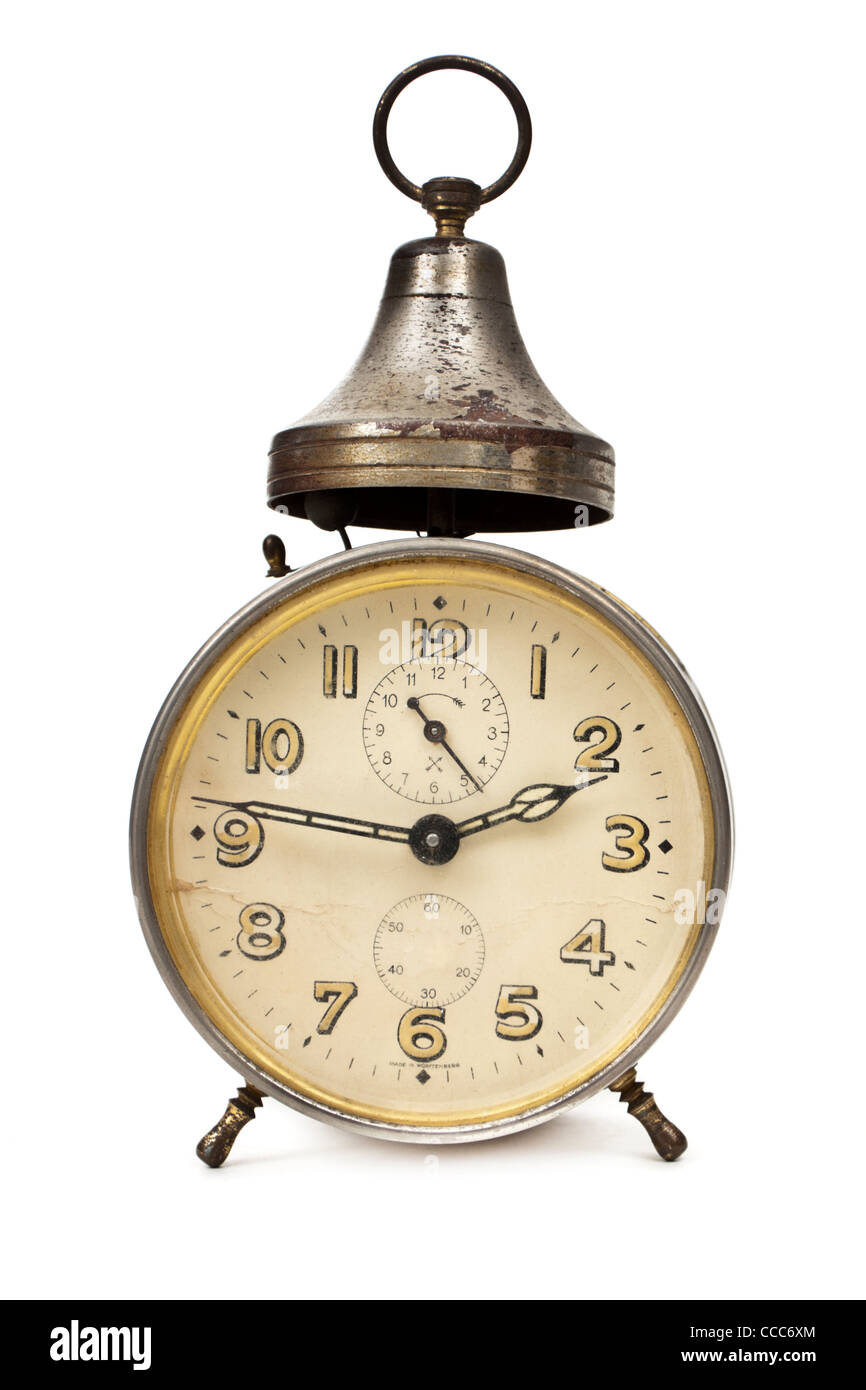Reloj antiguo despertador sale