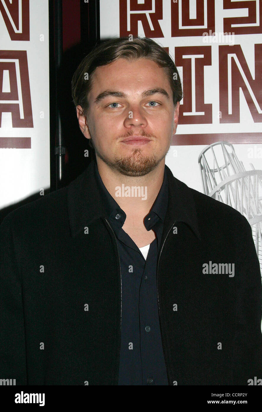 Abril 20, 2003 - Hollywood, California, EE.UU. - I7568CHW.EXCLUSIVOS DEL FESTIVAL INTERNACIONAL DE CINE ruso-Adjudicación de Leonardo Dicaprio el prestigioso premio de la torre por su contribución al cine mundial.ARCLIGHT HOLLYWOOD, Hollywood, CA .20/04/2003 . / / 2003 .Leonardo Dicaprio(Crédito Imagen: Â© Clinton Foto de stock