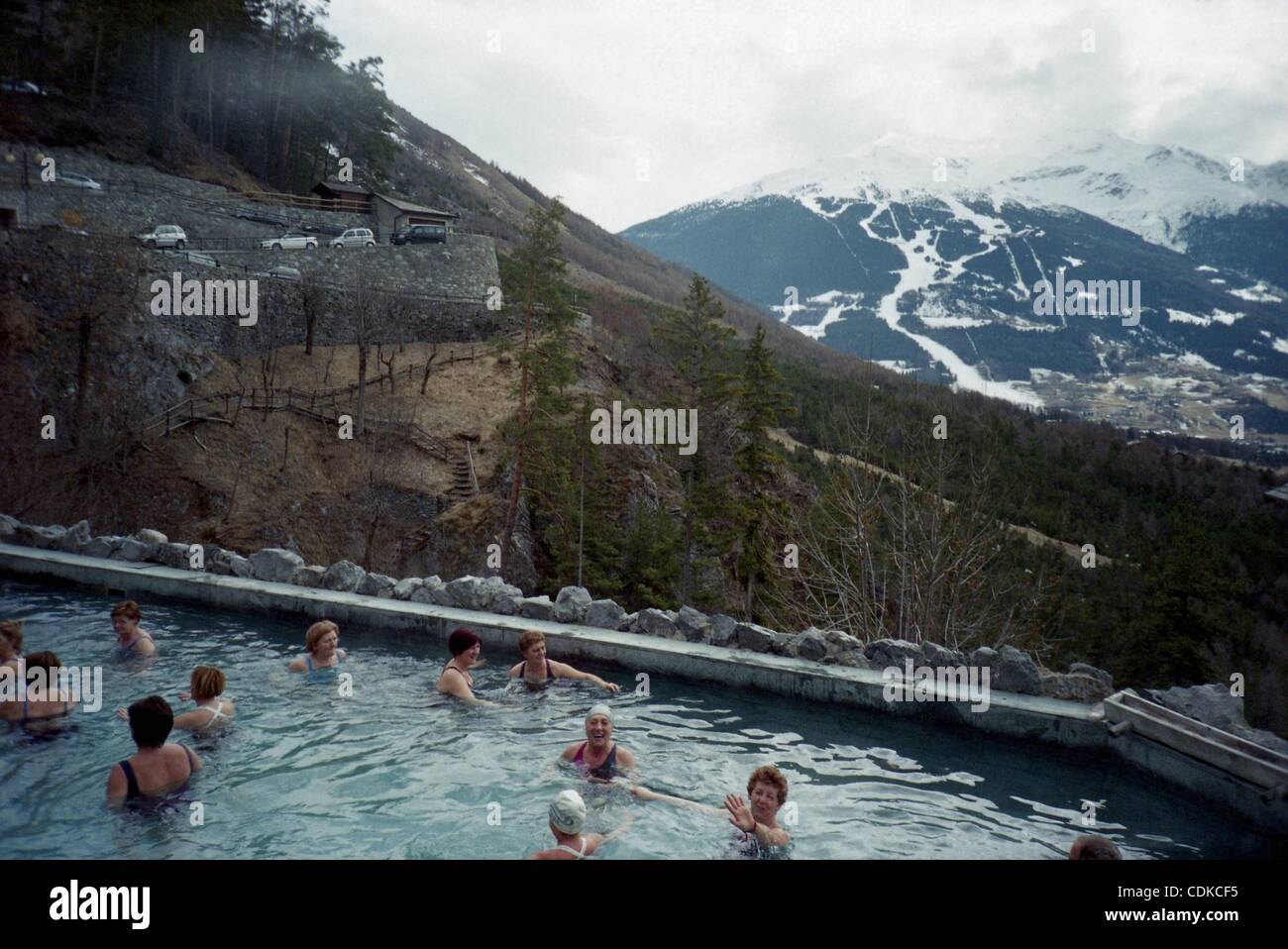 Mar 16, 2011 - Bormio, Italia - la piscina de aguas termales. Las termas de  Bagni di Bormio han sido utilizados desde la antigüedad y muchos visitantes  han dejado testimonio de su