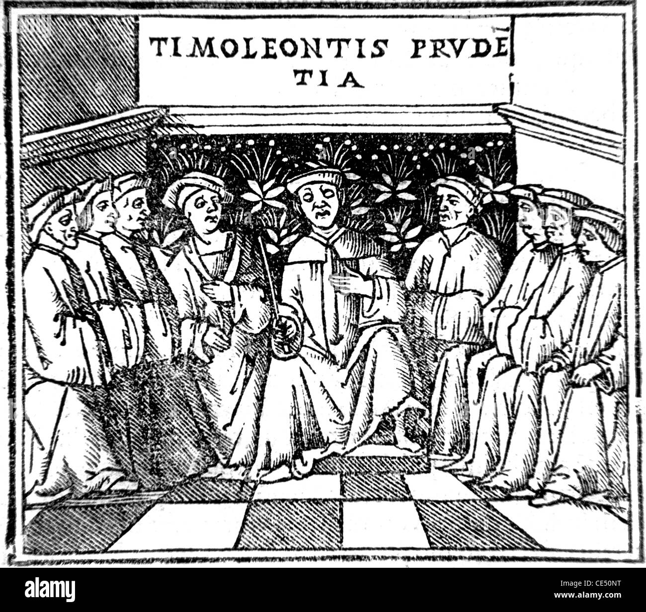 Reunión del Consejo de Corinto, la antigua Corinto o Corinto, Grecia