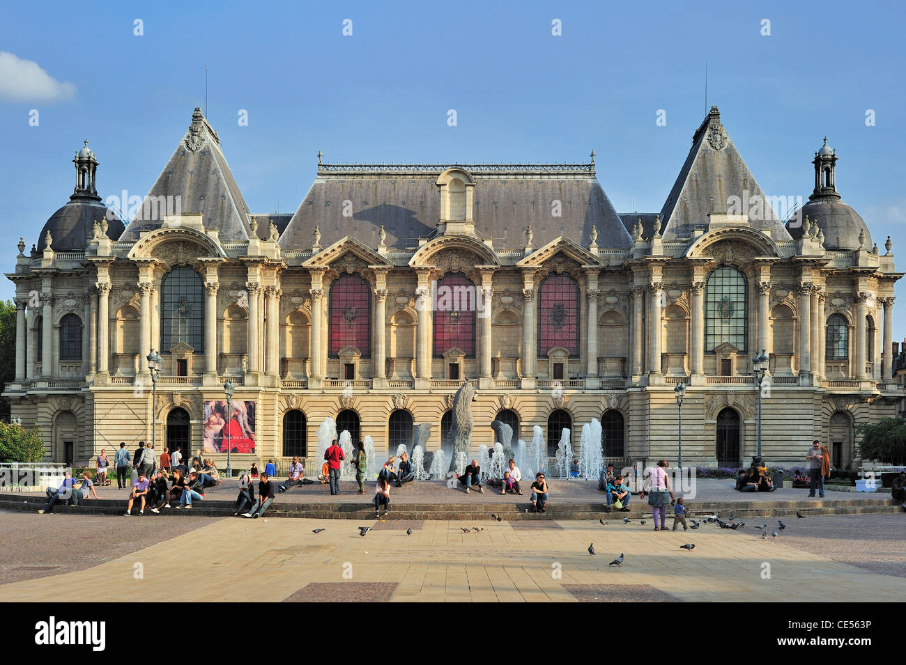 El Palais des Beaux-Arts de Lille / Palacio de Bellas Artes de Lille, Francia Foto de stock