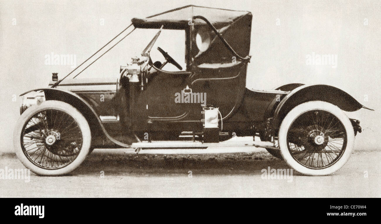 El Austin 1910 'Ascot' car. A partir de la historia de 25 años en imágenes agitada, publicado en 1935. Foto de stock