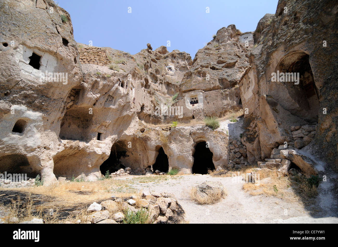 Antigua Iglesia de Capadocia Turquía Foto de stock