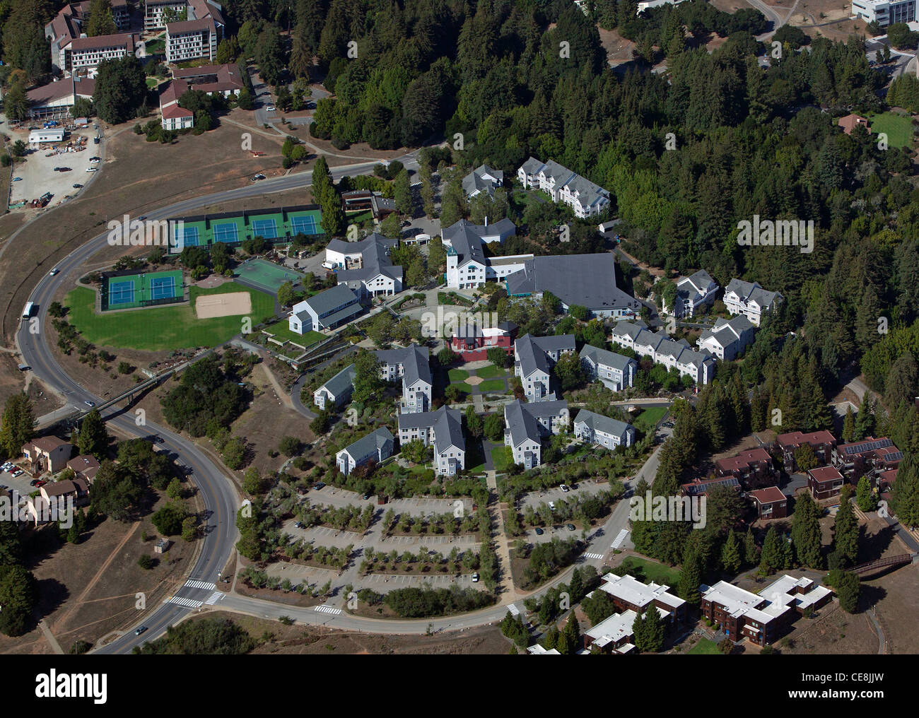 Fotograf a a rea de la Universidad de California en Santa Cruz