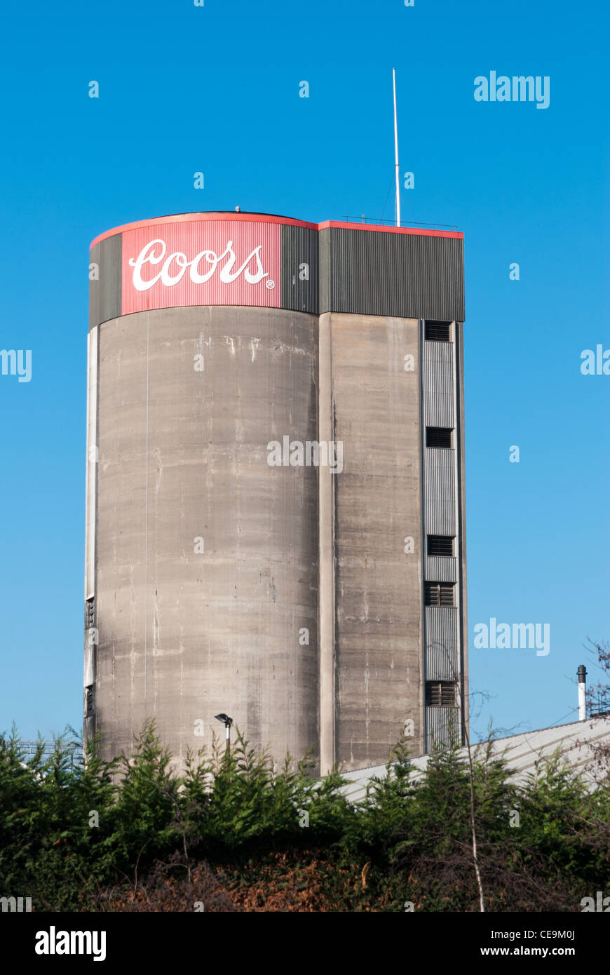 Coors Brewery en Burton sobre trent Foto de stock
