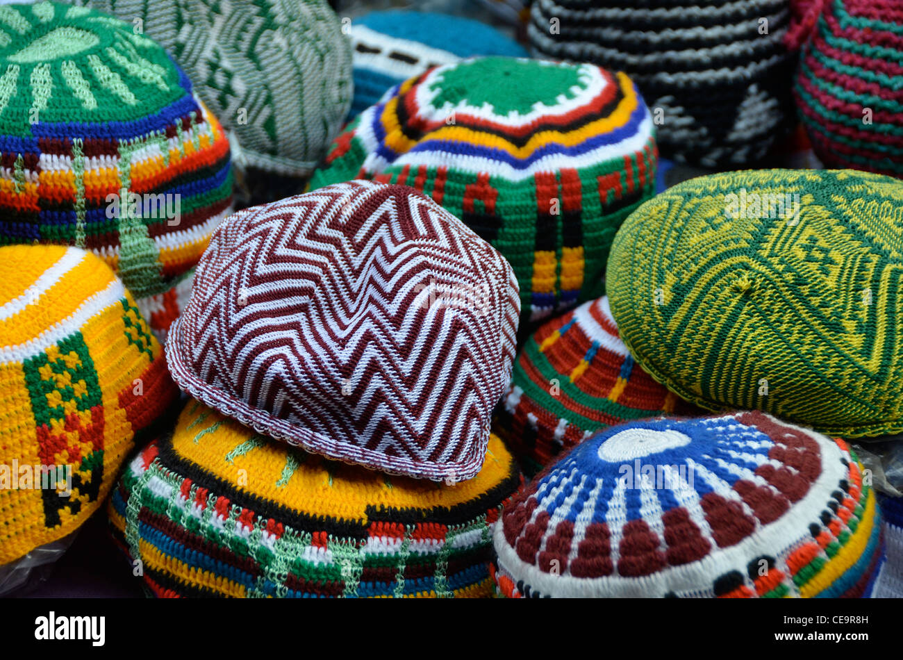 Gorras y sombreros para la venta, Marruecos Fotografía de stock - Alamy