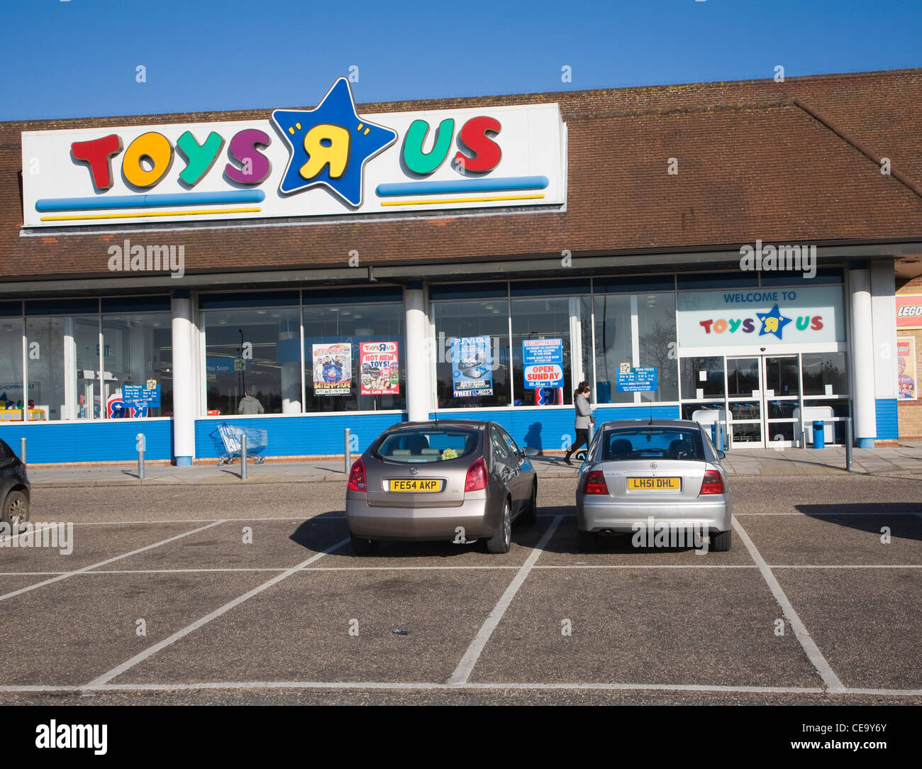 Tienda de Toys R Us, Copdock Ipswich, Suffolk, Inglaterra Fotografía de