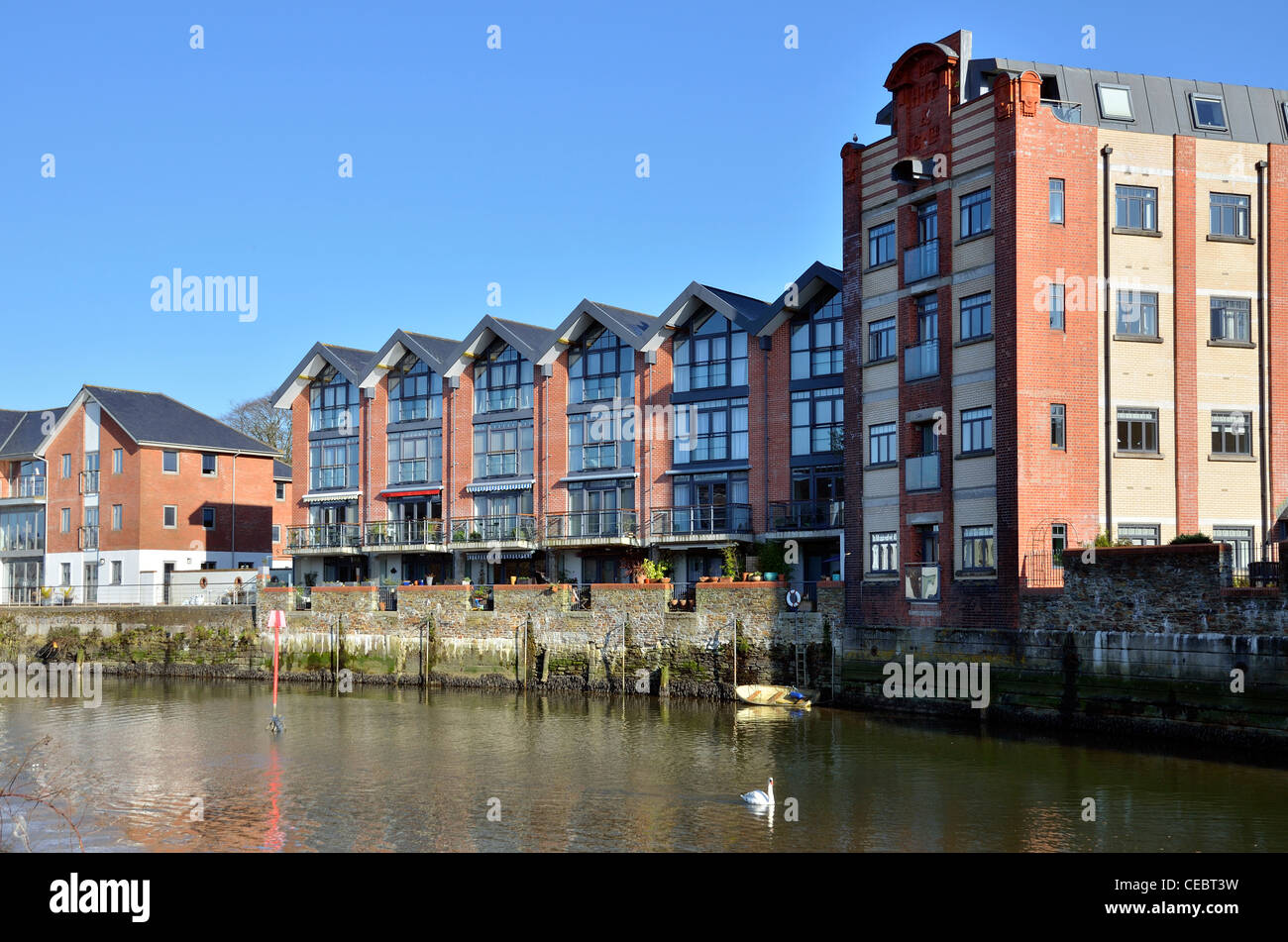 Riverside Homes en Truro, Cornwall, el edificio solía ser un almacén
