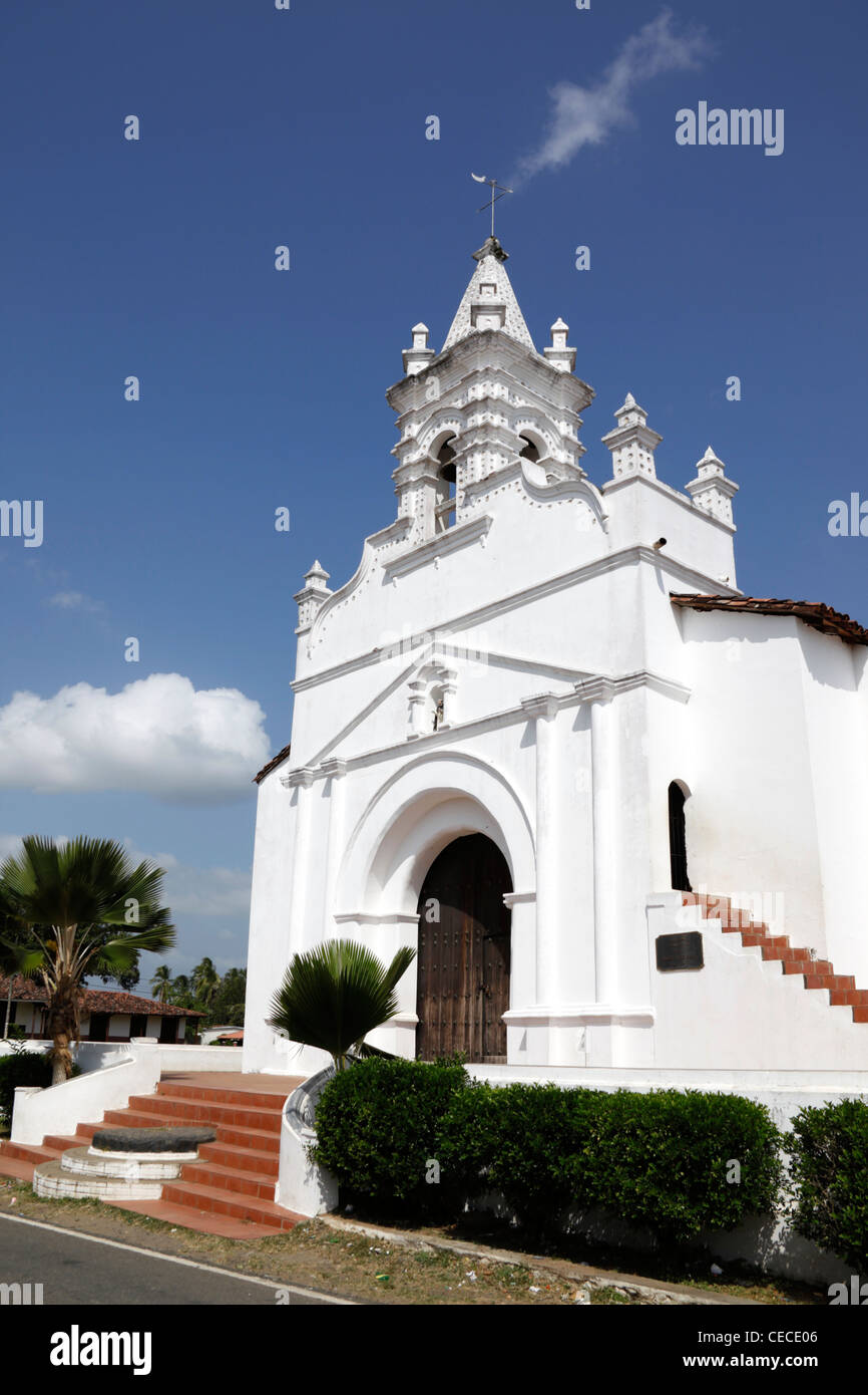 Iglesia de Santo Domingo de Guzmán de Parita, Provincia de Herrera , la península de Azuero, Panamá Foto de stock