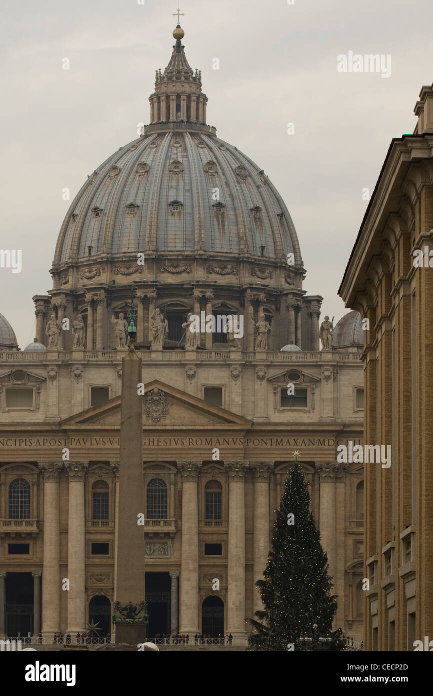 La cúpula de la Basílica de San Pedro, la basílica de San Pedro de Roma