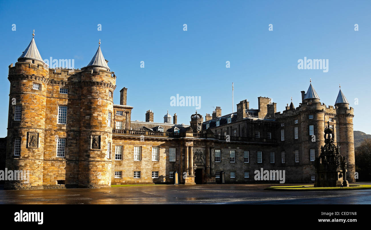 Palacio de Holyroodhouse en Edimburgo, Escocia, Reino Unido Europa Foto de stock