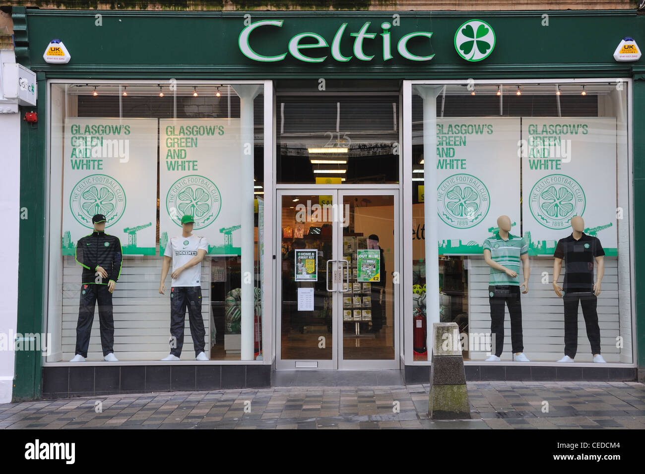 Celtic football club shop celtic fotografías e imágenes de alta