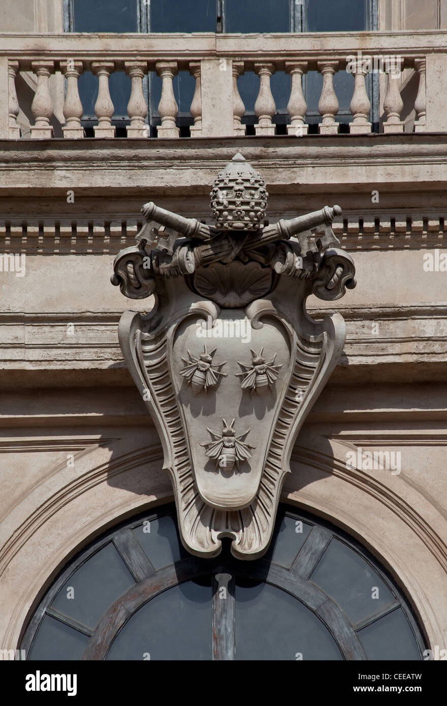 Rom, el Palazzo Barberini Foto de stock