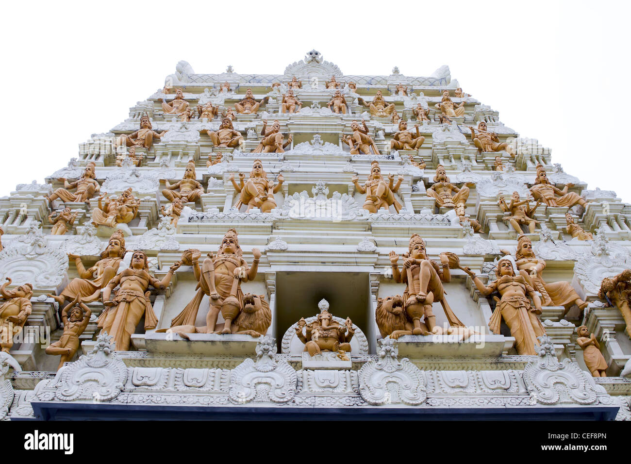 Sri Senpaga Vinayagar templo hindú por Ceylon Tamil en Singapur. Foto de stock