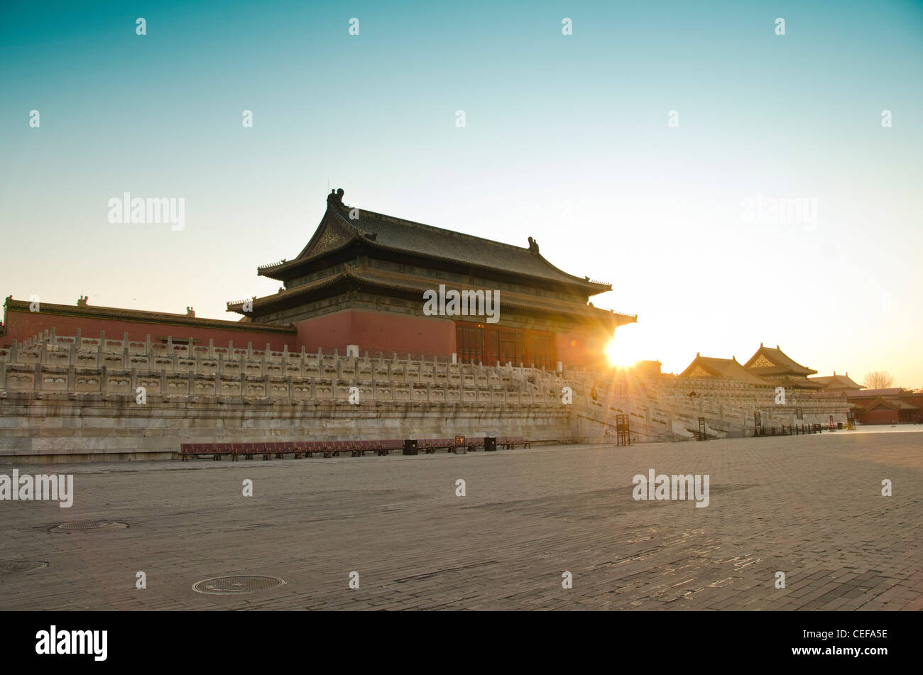 La Ciudad Prohibida (Palacio Museo) en Beijing, China Foto de stock
