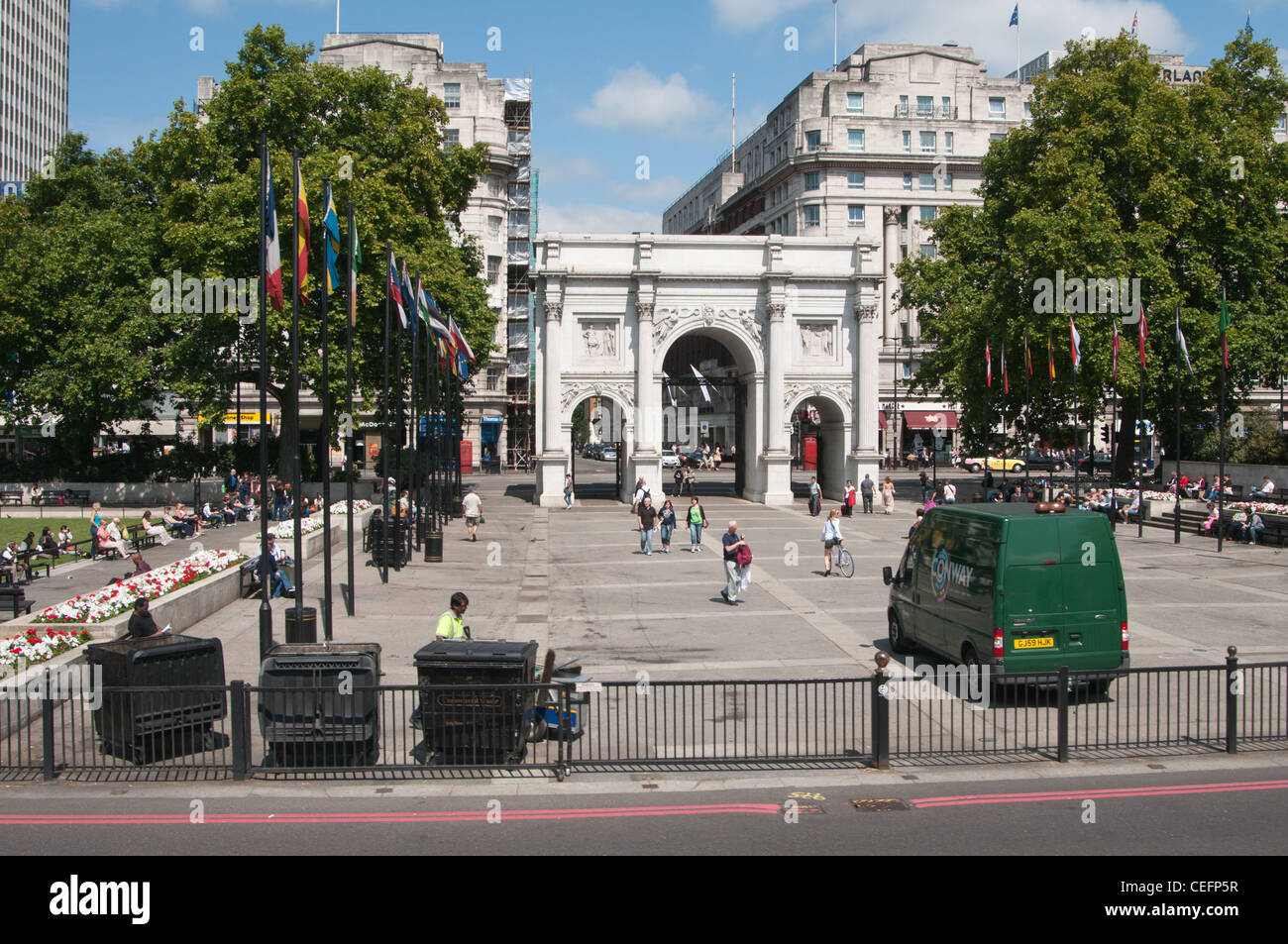 Marble Arch, Londres. Foto de stock